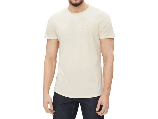 Tommy Jeans - Męski T-shirt Melanżowy Slim FitT-Shirts
